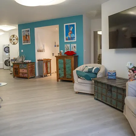 T2! 3 Ou 4 Personnes Centre Neuf Avec Garage 아파트 사나리쉬르메르